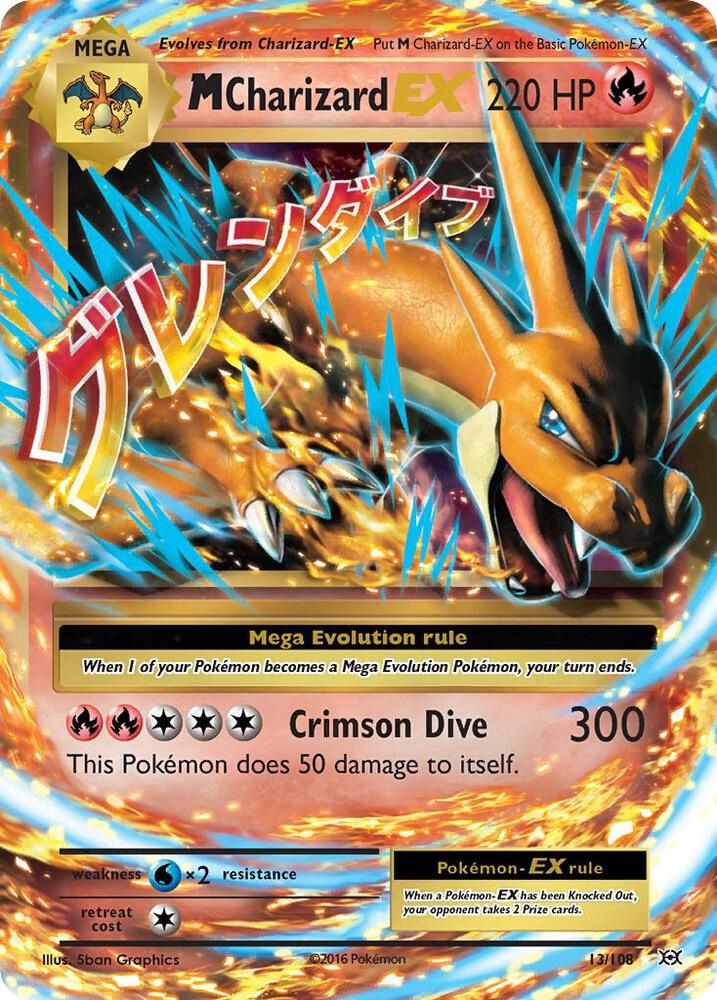 POKEMON MCHARIZARD EX D 13/108 UR
