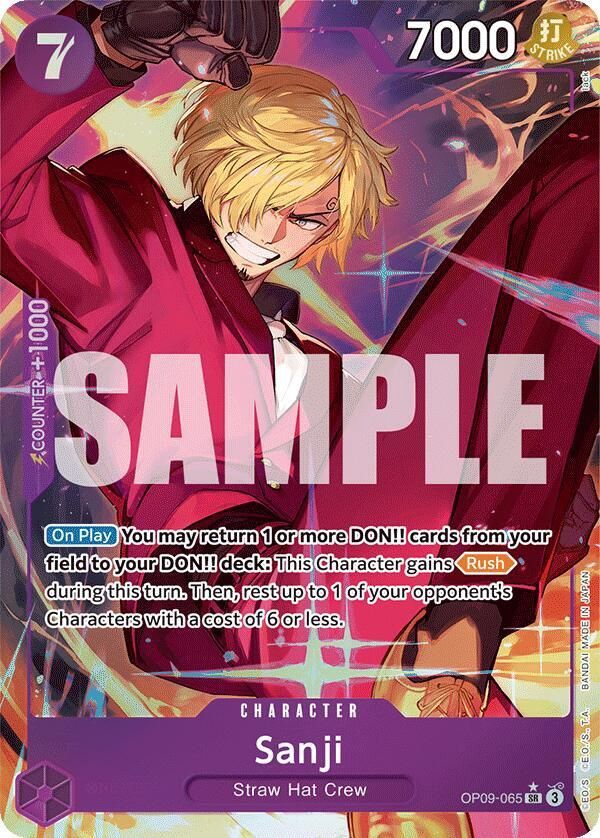 ONE PIECE SANJI OP09-065 ALT ART