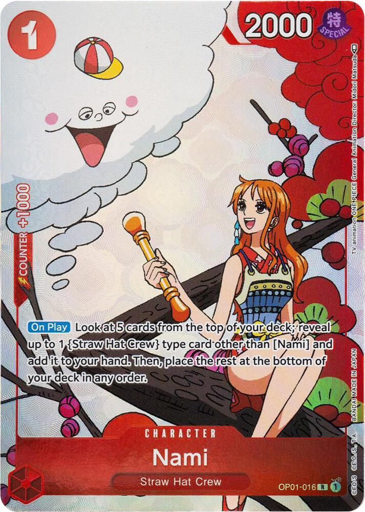 ONE PIECE NAMI OP01-016 GIFT COLLECTION