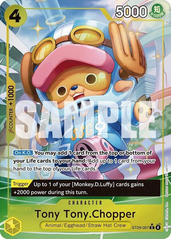 ONE PIECE TONY TONY CHOPPER ST29-007 ALT ART