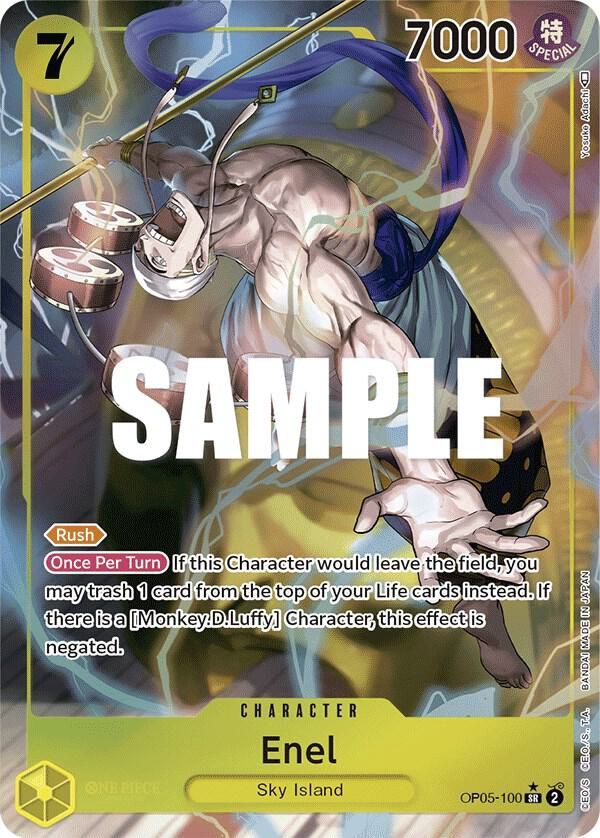 ONE PIECE ENEL OP05-100 ALT ART