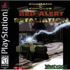 PS1 COMMAND&amp;CONQUER RED ALERT RETALIATION BLACK LABEL CIB