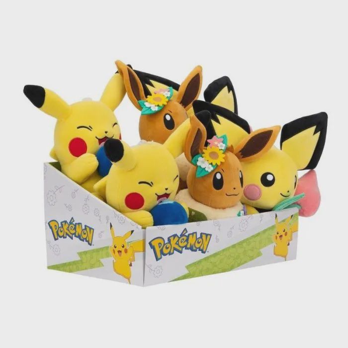 POKEMON 8 INCH SPRING TIME PLUSH ASSORTED