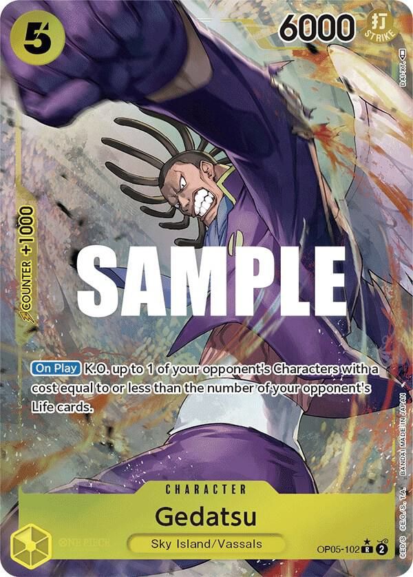 ONE PIECE GEDATSU OP05-102 ALT ART