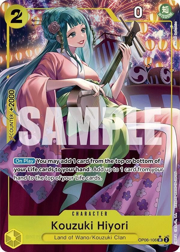 ONE PIECE KOUZUKI HIYORI OP06-106 ALT ART