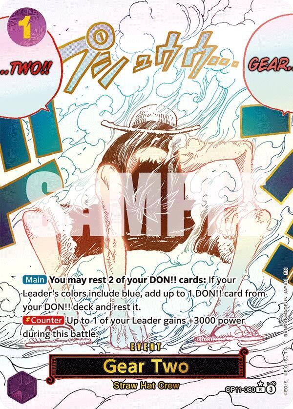 ONE PIECE GEAR TWO OP11-080 ALT ART