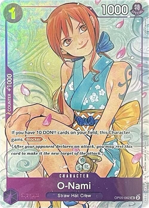 ONE PIECE O-NAMI OP05-062 ALT ART