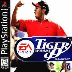 PS1 TIGER WOODS 99 PGA TOUR GOLF BLACK LABEL CIB