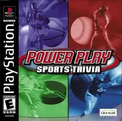 PS1 POWER PLAY SPORTS TRIVIA BLACK LABEL CIB