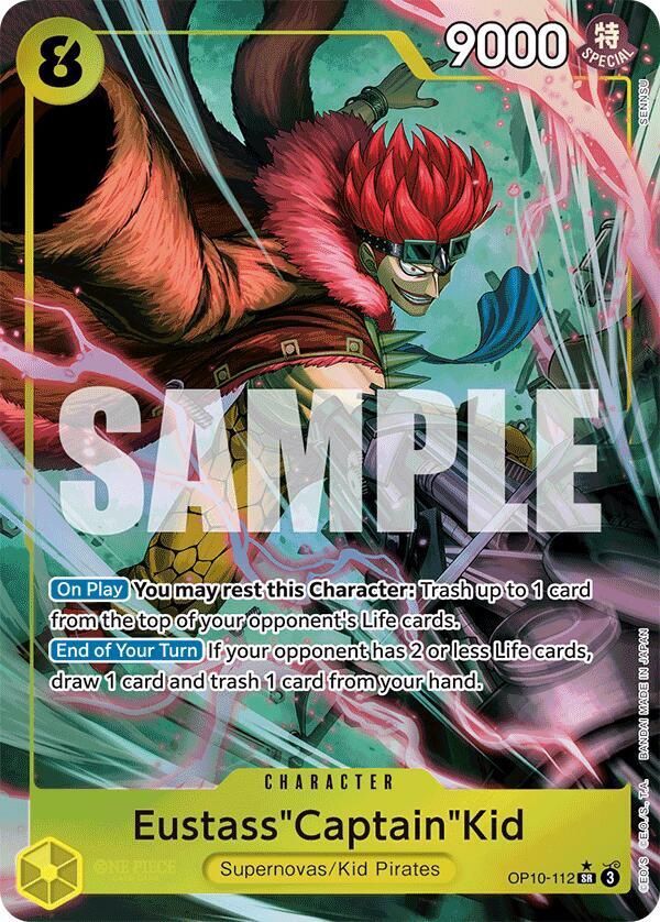 ONE PIECE EUSTASS "CAPTAIN" KID OP10-112 ALT ART