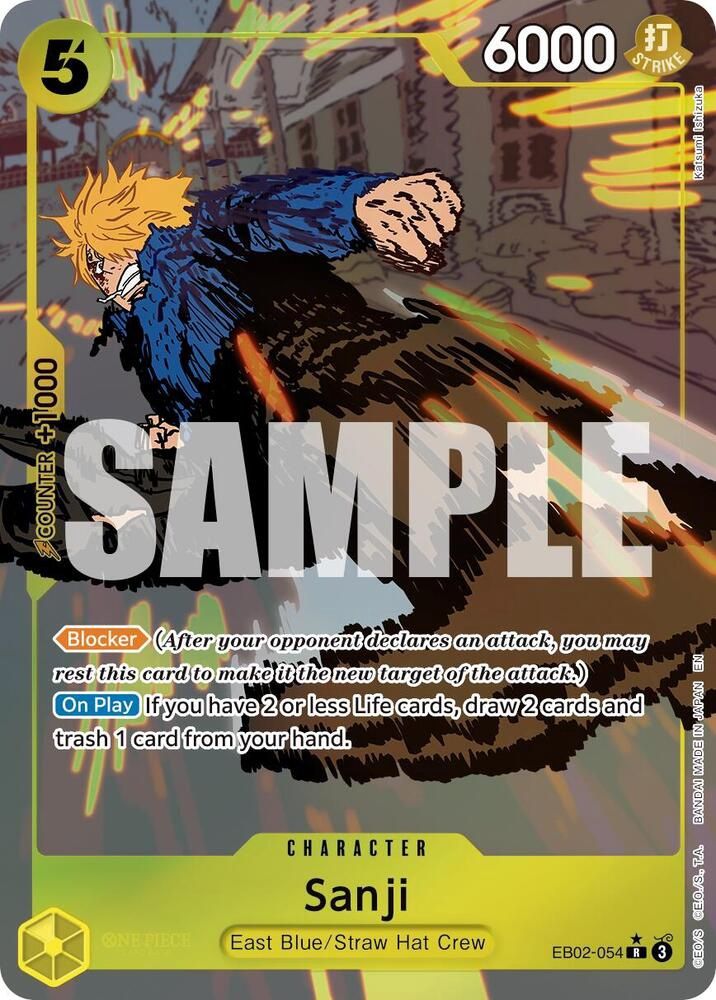 ONE PIECE SANJI EB02-054 ALT ART