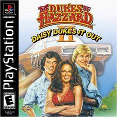 PS1 THE DUKES OF HAZZARD DAISY DUKES IT OUT 2 BLACK LABEL CIB