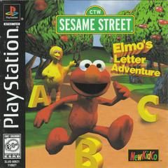 PS1 ELMO LETTER ADVENTURE BLACK LABEL CIB