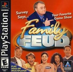PS1 FAMILY FUED BLACK LABEL CIB