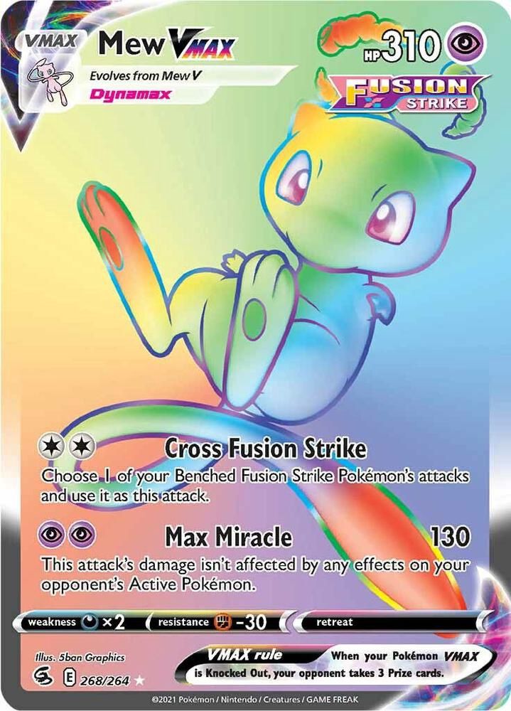 POKEMON MEW VMAX 268/264 SCR