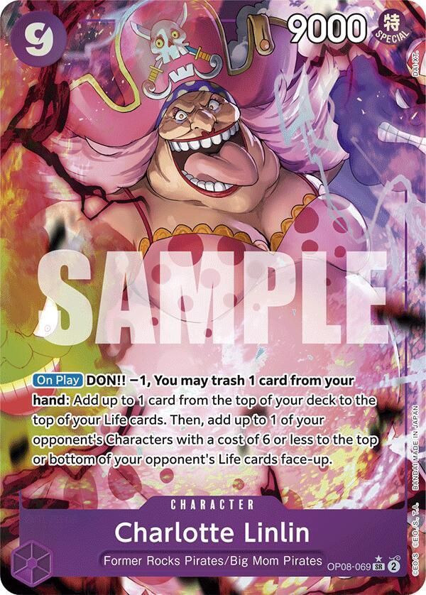 ONE PIECE CHARLOTTE LINLIN OP08-069 ALT ART