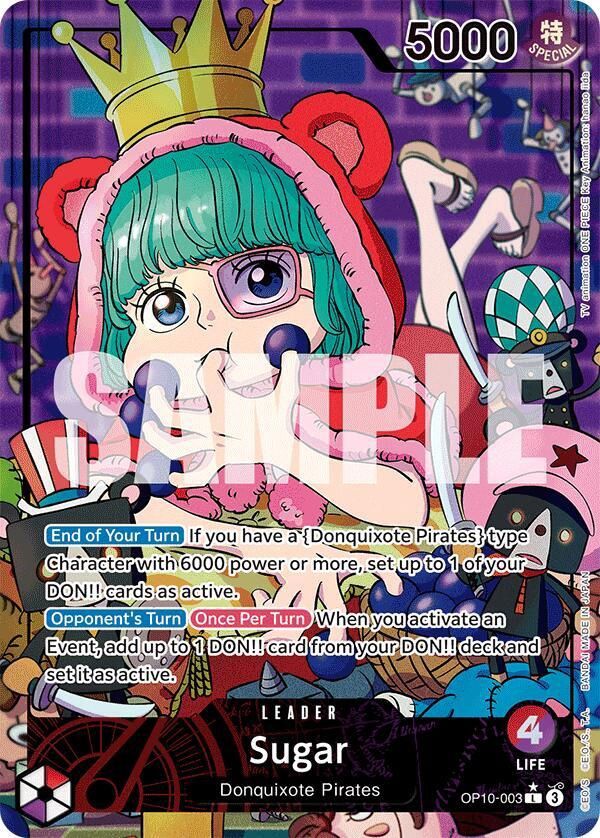 ONE PIECE SUGAR OP10-003 LEADER ALT ART