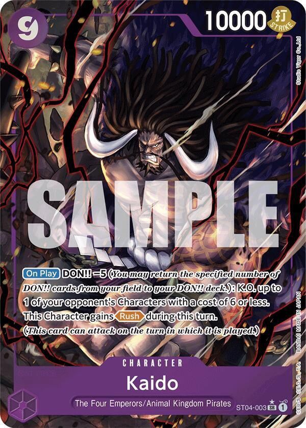 ONE PIECE KAIDO ST04-003  ALT ART
