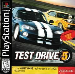 PS1 TEST DRIVE 5 BLACK LABEL CIB