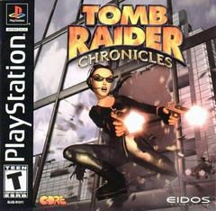 PS1 TOMB RAIDERS CHRONICLES BLACK LABEL CIB
