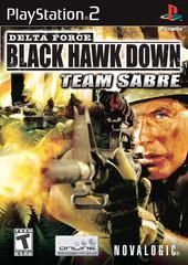PS2 DELTA FORCE BLACK HAWK DOWN TEAM SABRE  BLACK LABEL CIB