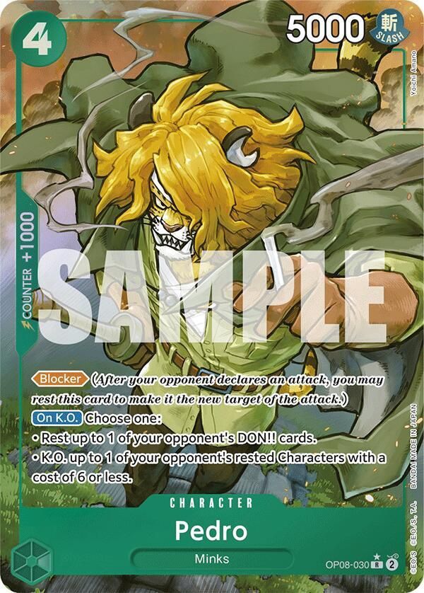 ONE PIECE PEDRO OP08-030 ALT ART