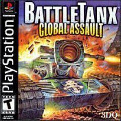 PS1 BATTLETANX GLOBAL ASSUALT BLACK LABEL CIB