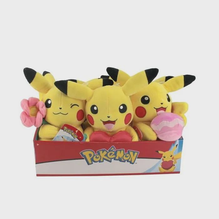 POKEMON 8 IN VALENTINES DAY PLUSH ASSORTED