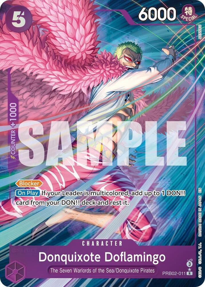 ONE PIECE DONQUIXOTE DOFLAMINGO PRB02-011 ALT ART