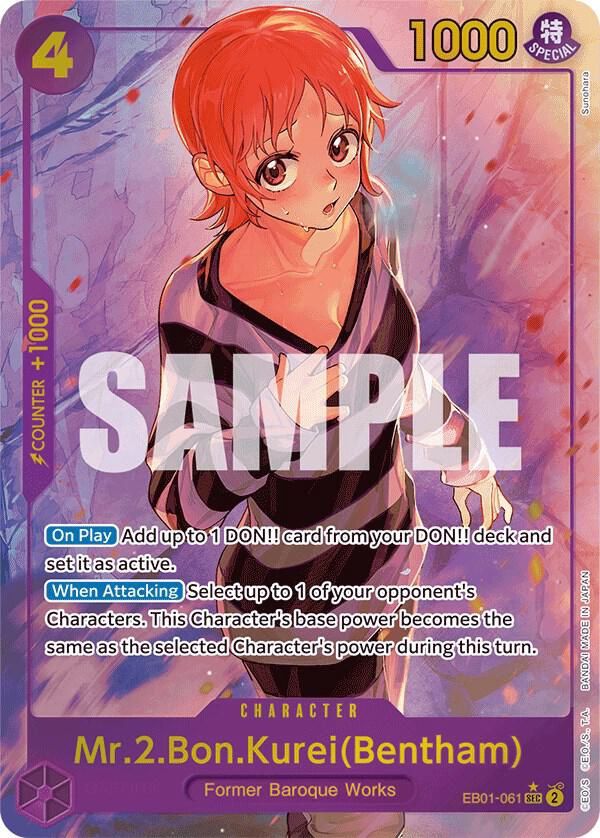 ONE PIECE MR.2.BON.KUREI EB01-061 ALT ART