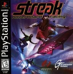 PS1 STREAK HOVERBOARD RACING BLACK LABEL CIB