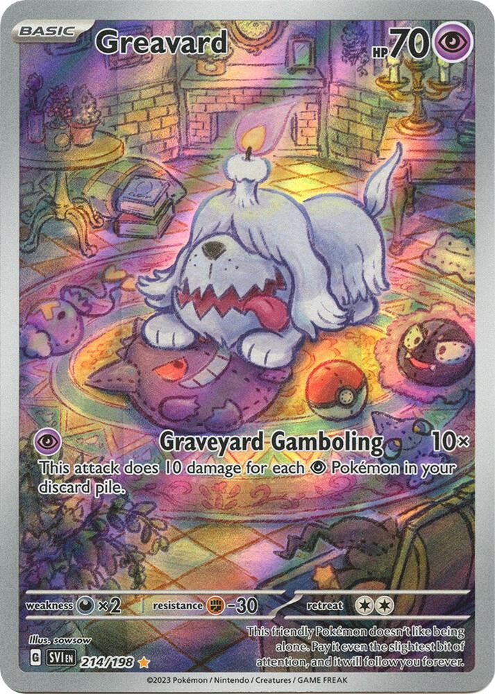 POKEMON GREAVARD 214/198 ILLUS RARE