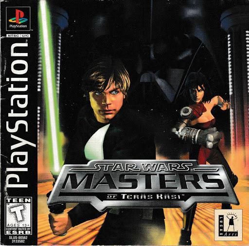 PS1 STAR WARS MASTERS OF TERAS KASI BLACK LABEL CIB