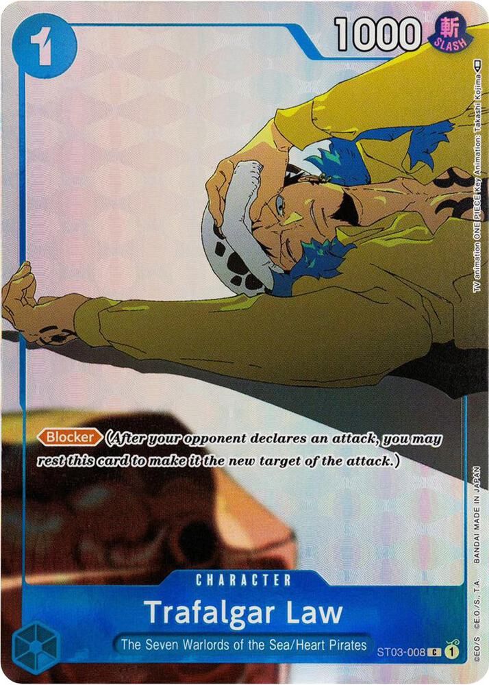 ONE PIECE TRAFALGAR LAW ALT ART ST03-008