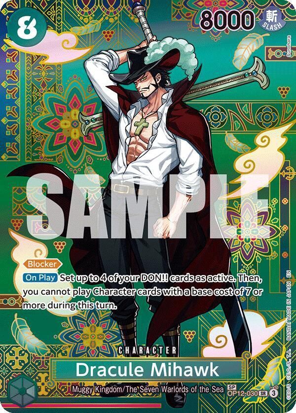 ONE PIECE DRACULE MIHAWK OP12-030 SP