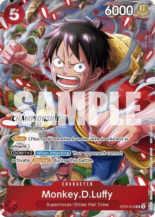 ONE PIECE MONKY.D.LUFFY ST01-012  (24 CELEBRATIONB PACK)