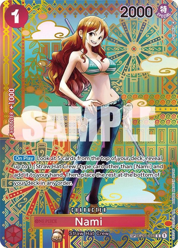 ONE PIECE NAMI OP01-016 SP