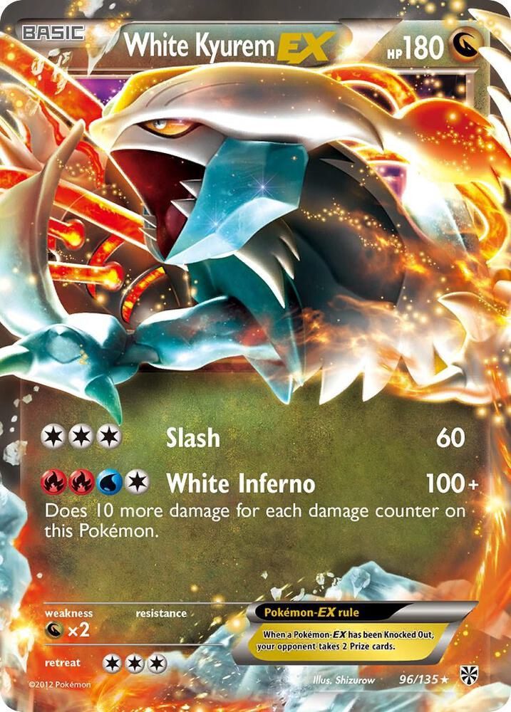 POKEMON WHITE KYUREM EX 96/135 UR