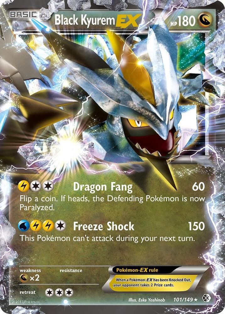 POKEMON BLACK KYUREM EX 101/149 UR