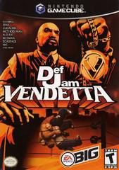 GAMECUBE DEF JAM VENDETTA BLACK LABEL DISK AND ARTWORK