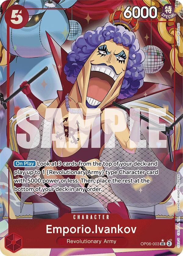ONE PIECE EMPRIO.IVANKOV OP06-003 PRB FULL ART