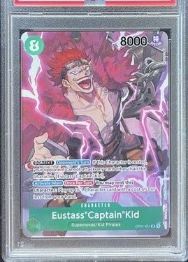 ONE PIECE EUSTASS CAPTIAN KID OP01-051ALT ART PSA 10