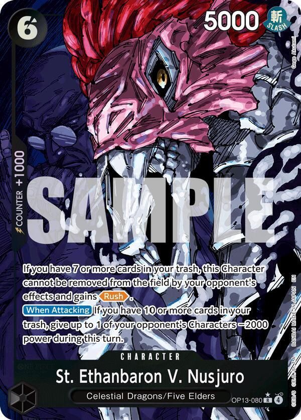 ONE PIECE ST. ETHANBARON V. NUSJURO OP13-080 ALT ART