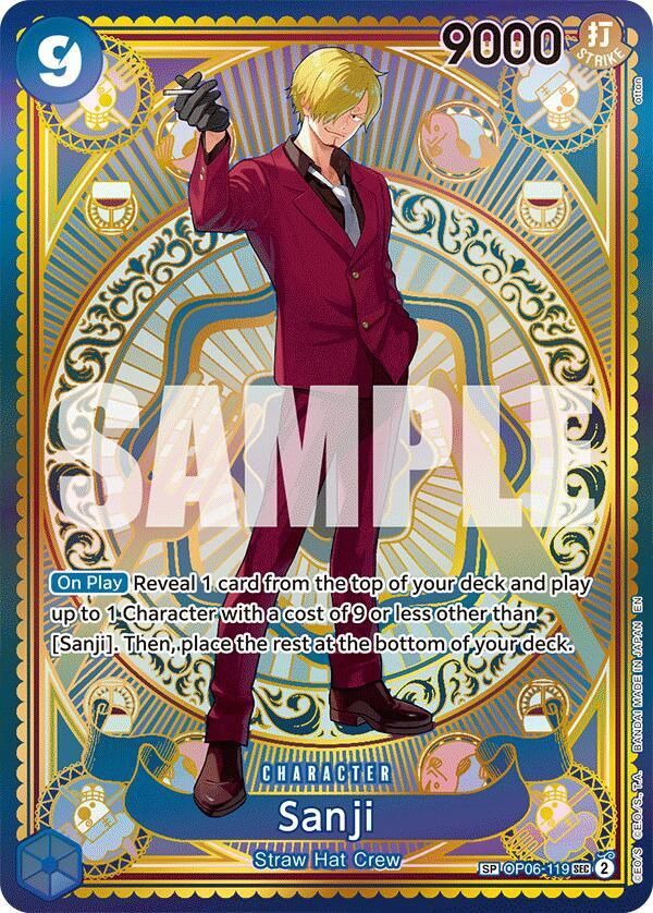 ONE PIECE SANJI OP06-119 SP