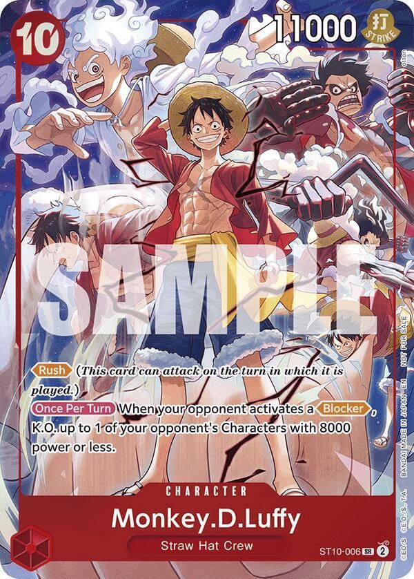 ONE PIECE MONKEY.D.LUFFY ST10-006 25 DALLAS DAY PROMO
