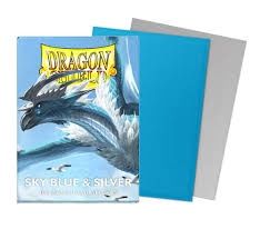 DRAGON SHIELD DUAL MATTE SKY BLUE AND SILVER 15074