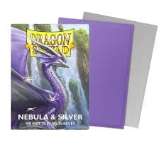 DRAGON SHIELD DUAL MATTE NEBULA AND SILVER 15075