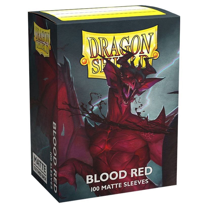 DRAGON SHIELDS BLOOD RED MATTE 11050