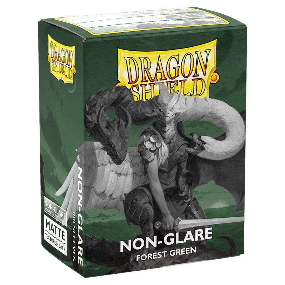 DRAGON SHIELD NON GLARE FOREST GREEN SLEEVES