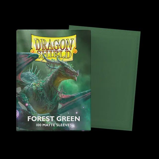 DRAGON SHIELDS FOREST GREEN MATTE 11056